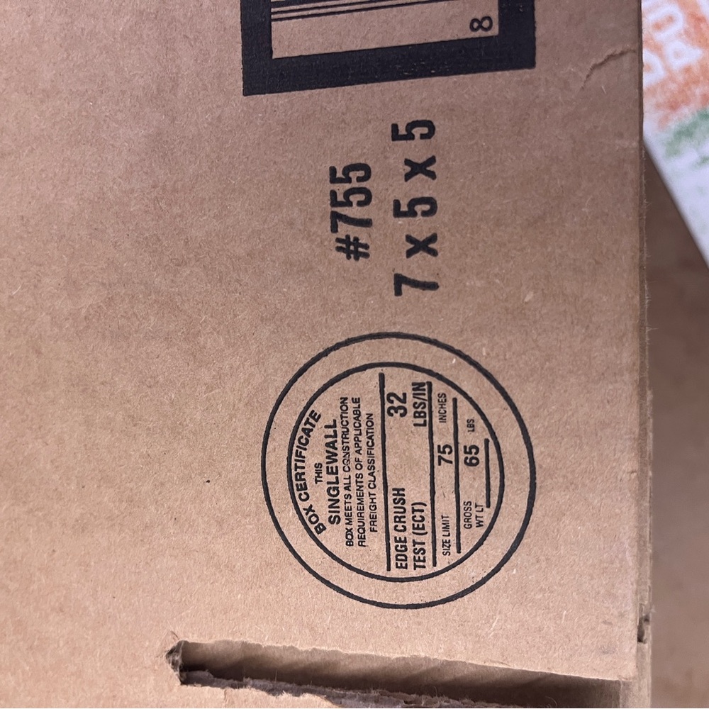New clean Cardboard Box 7x5x5 a bundle of 25 boxes